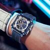 SMAEL 8121 Trendy Multifunction Men's Watch Dual Display Silicone Strap Waterproof Sporty Outdoor Male Watches Gift