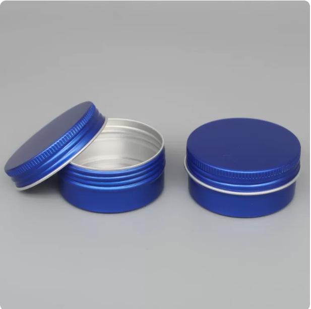 5g-250g Multi-Size Multi-Color Threaded Aluminum Tea Box Metal Can