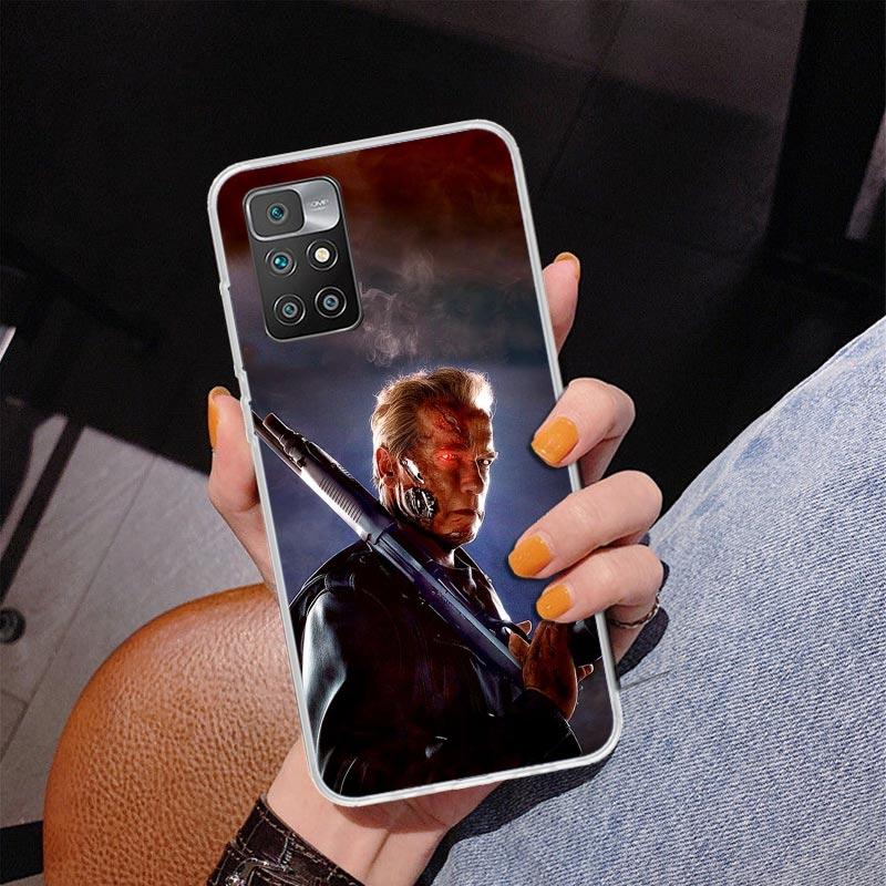 Arnold Schwarzenegger Terminator Phnoe Case for Xiaomi Redmi 12 12C 10 10A 10C 10X 9 9A 9C 9T 8 8A 7 7A 6 6A S2 K20 Pro K40 Uniq