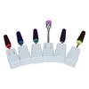 Nail Drill Bits Set Tungsten Steel Gel Polish Removal Dust Brush Nail Polishing Grinding Head