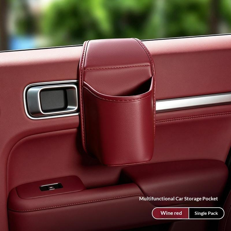 Car Door Cup Holder Storage Bag Universal Back Clip Design Drink Rack Organizer Box Waterproof Seat Back Storage Pocket