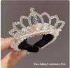 Princess Faux Pearl Crown Hair Bun Maker for Girls