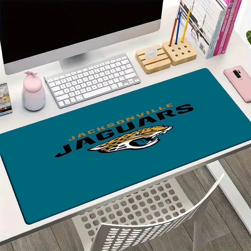Jacksonville Jaguars Theme Mouse Pad, Non Slip Rubber Base, Multifunctional Office & Home Decor, Perfect for Workspace Personalization.