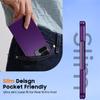Magnetický obal pro Google Pixel 10 Pro Fold Phone s stojánkem, Kompatibilní s Magsafe, Ochrana pantu, Vestavěný duální skrytý stojánek, Ochrana obrazovky - Fialový