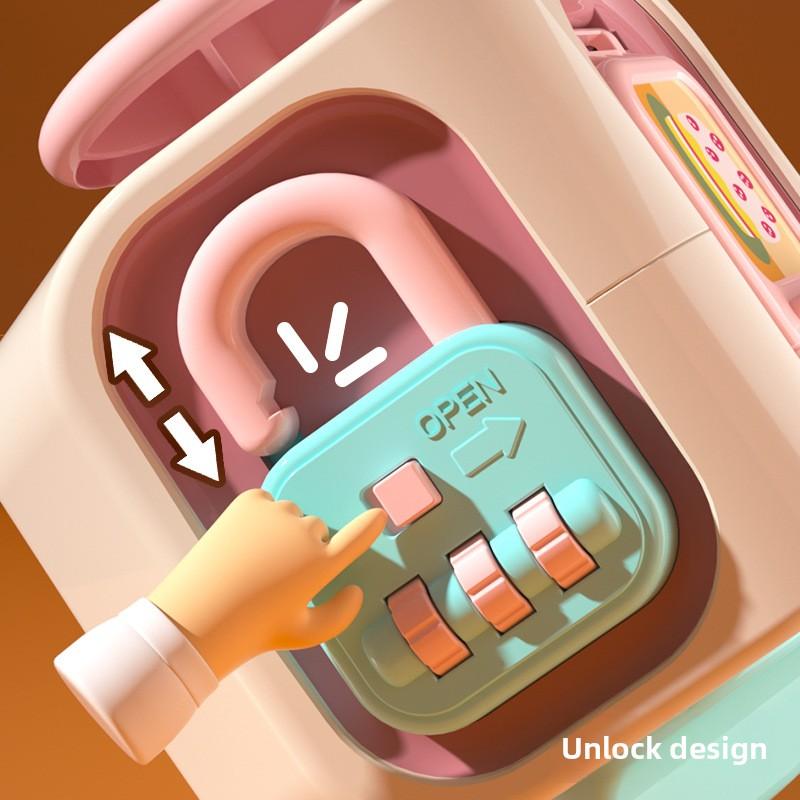 Non-Toxic Baby Practice Skills Drawer Cube 6 In 1 Montessori Educational Toys Sensory Busy Board Fidget Educational Toys For Children