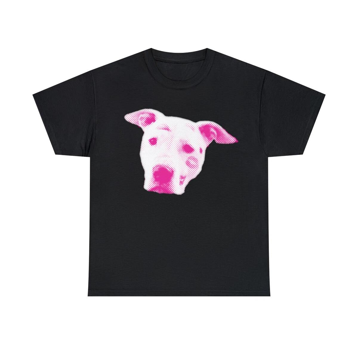 Pink Pitbull Head Graphic T-Shirt, Sizes S-5XL 4XL