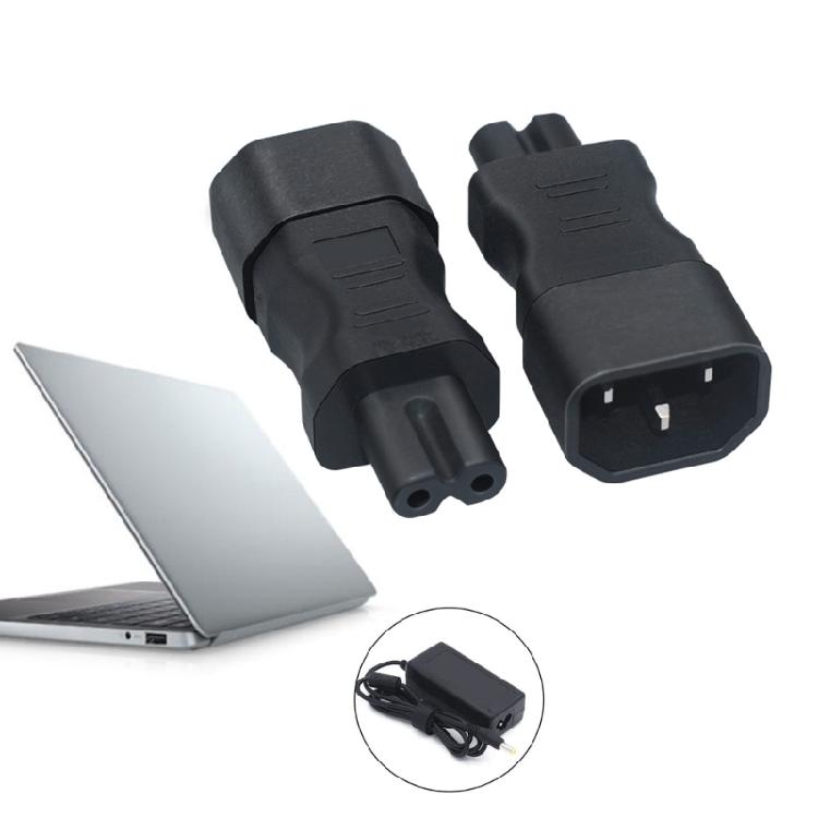 IEC320 C14 To C7, Cloverleafs Male To Figure 8 Female Adapter, 3Pin C14 Male Plugs To C7 Female Power Adapter Converters