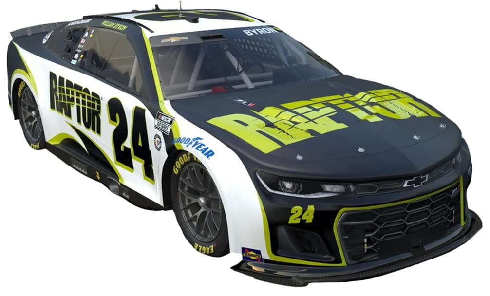 Salvinos Model NASCAR 2023 Camaro ZL1 Hendricks Motorsports William Byron Raptor Plastic Model SJMHMC2023WBP J.R. 1/24
