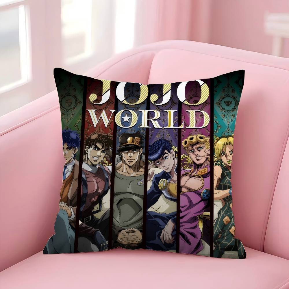 Anime JoJo Bizarre Adventure Retro pillow cover sofa cushion cover home room decoration children gift