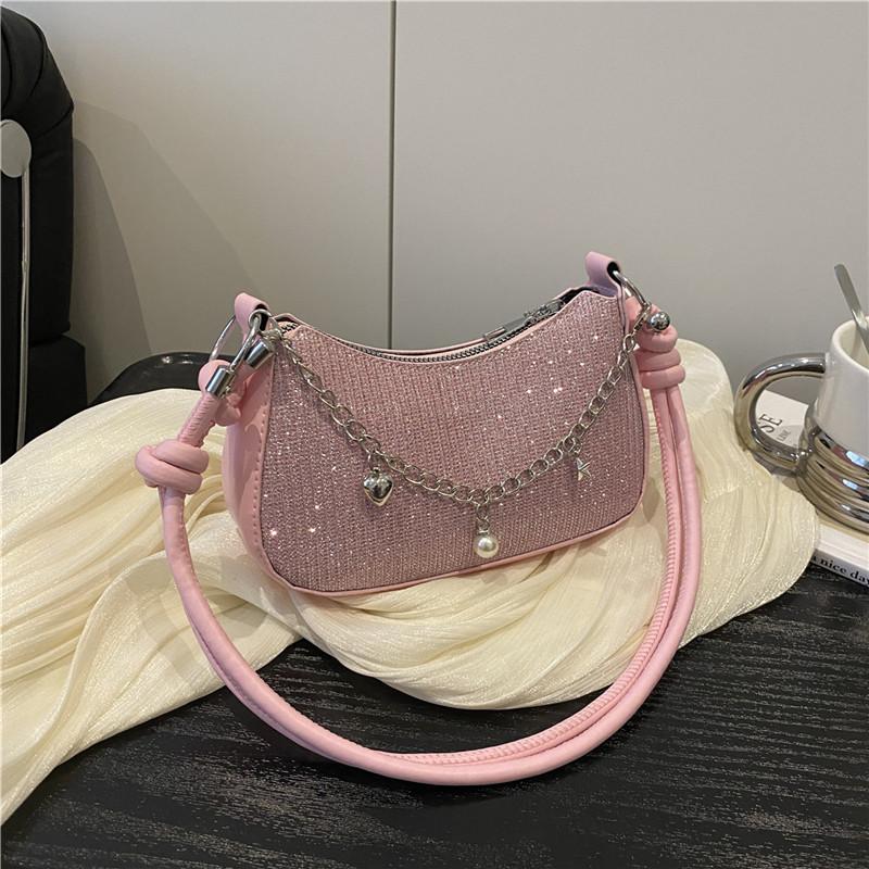 This year's popular shoulder bag women's bag 2025 new trendy literary and foreign style chain messenger bag fashionable chain dumpling bag