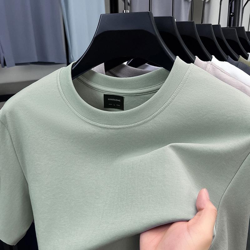 Men's Premium Casual Embroidered Short-Sleeve T-shirt