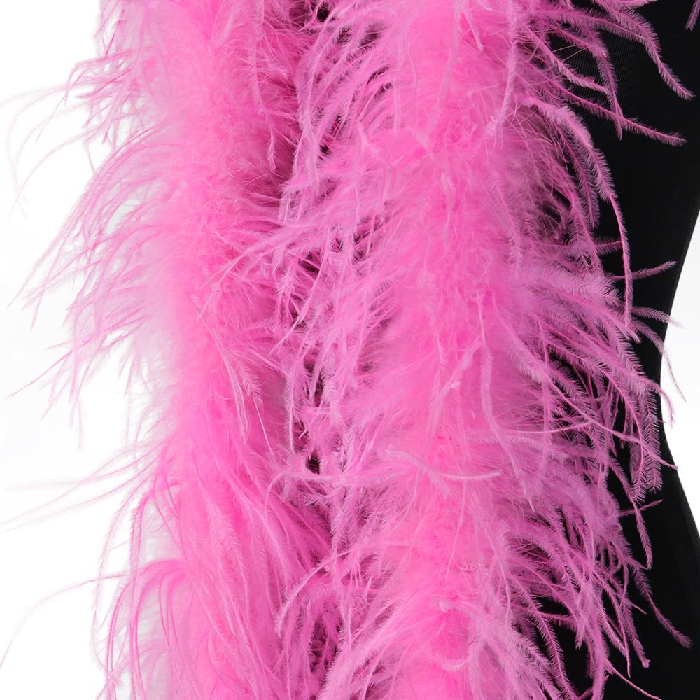 DIY 0,5 Metri Grosime Boa din Pene de Struț 2-20 Straturi Panglică Cusut Rochie Eșarfă Șal DIY Carnaval Petrecere de Nuntă Îmbrăcăminte Fustă cu Pene Decor