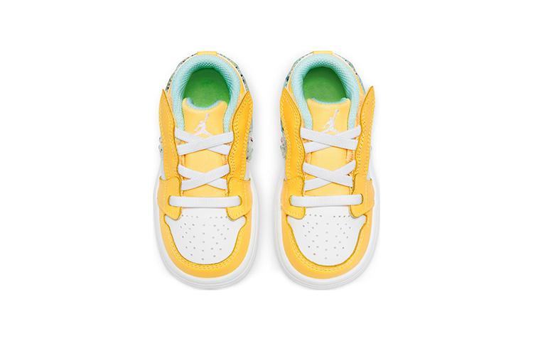 Jordan Air Jordan 1 Low Alt SE TD Slip Resistant Low top Baby & Toddler Shoes Yellow White Infant And Toddler DX4388-800