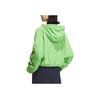 Adidas Logo Jacket Solid Color Short Sport Casual Hooded Jacket Women Jackets Acid-Green JI6883