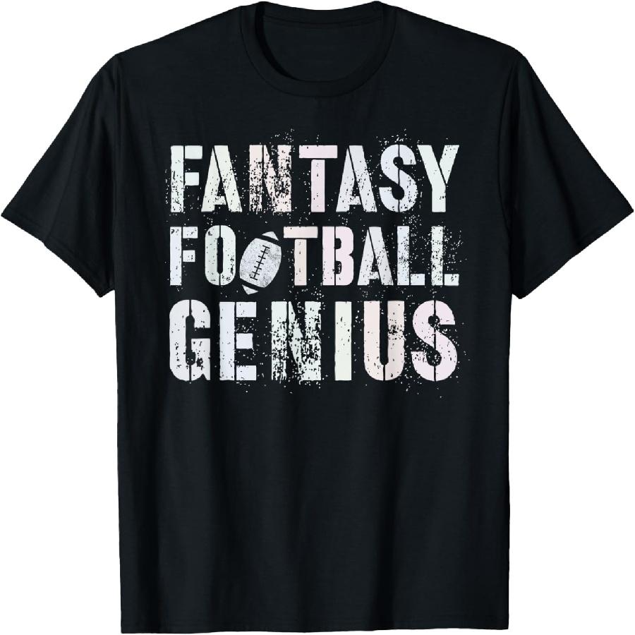 Drafting FANTASY FOOTBALL GENIUS Genius Unicorn Game Day T-Shirt S