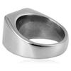European and American Jewelry Black Glass Ring Retro Trendy Men Black Gemstone Square Ring 2026