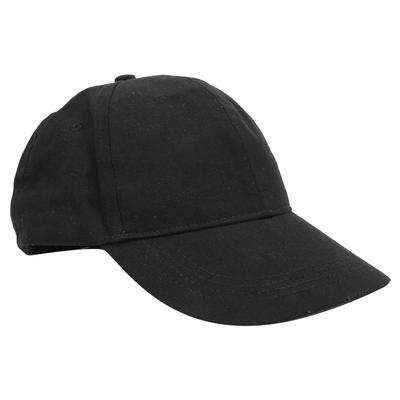 Black Cotton Unisex Spring Autumn Sports Cycling Baseball Hat Outdoor Sunscreen Peaked CapBlack