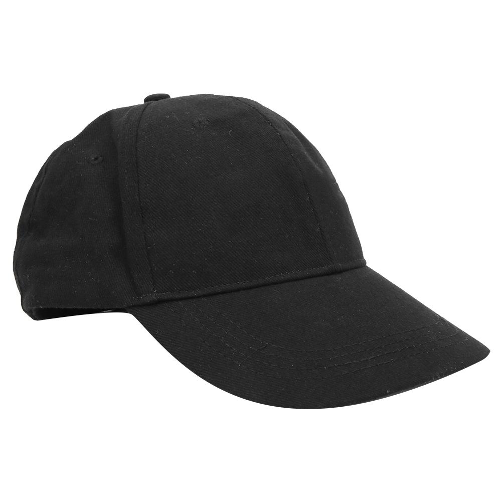 Black Cotton Unisex Spring Autumn Sports Cycling Baseball Hat Outdoor Sunscreen