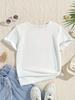 MINISO Disney Authorized Disney Princess Summer Girls Fashion Shortsleeved Tshirt Ariel Minnie Mermaid Print Princess Cute
