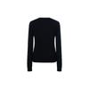 Polo Ralph Lauren Ss23 Solid Color Embroidered Cable Knit Sweater Women sweater Black 211891640-011