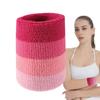 2pcs/pair Colorful Sweat Band Polyester Sport Wristband Yoga Wrist Wrap  Table Tennis