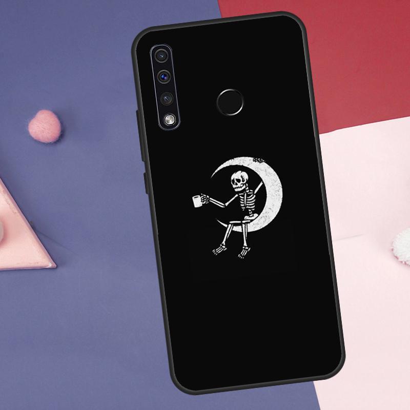 Skeleton Art Case For Huawei Nova 10 9 SE 8i 11i 12i 12s Y60 Y70 Y90 Y72 Y73 Y61 Y91 P60 Pro P30 P40 Lite