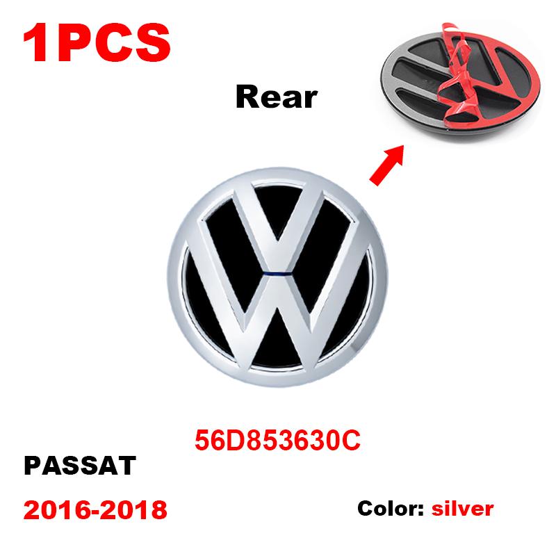 T28For Volkswagen VW Passat B8 2016 2017 2018 Logo Car Badge Hood Front Grille Rear Trunk Emblem Decoration Replacement Accessories