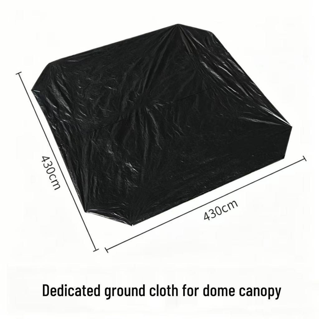 Tienda de campaña para coche con dosel de cúpula de vinilo negro: Entrega Rápida, Impermeable, Exteriores, Toldo para Sombrilla de Camping