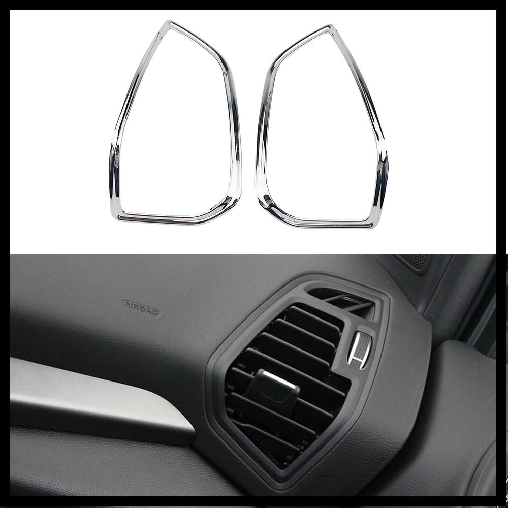 ABS Chrome Center Dashboard Air Outlet Vent Trim For Ford Kuga/Escape 2013-2017 ABS Chrome Center Dashboard Air Outlet Vent Trim For Ford Kuga/Escape 2013-2017