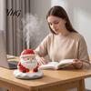 Christmas Table Decoration Santa Claus Humidifier, Mini Cool Mist Resin Atmosphere Night Light Humidifier with LED for Car Bedroom Home Office Silent