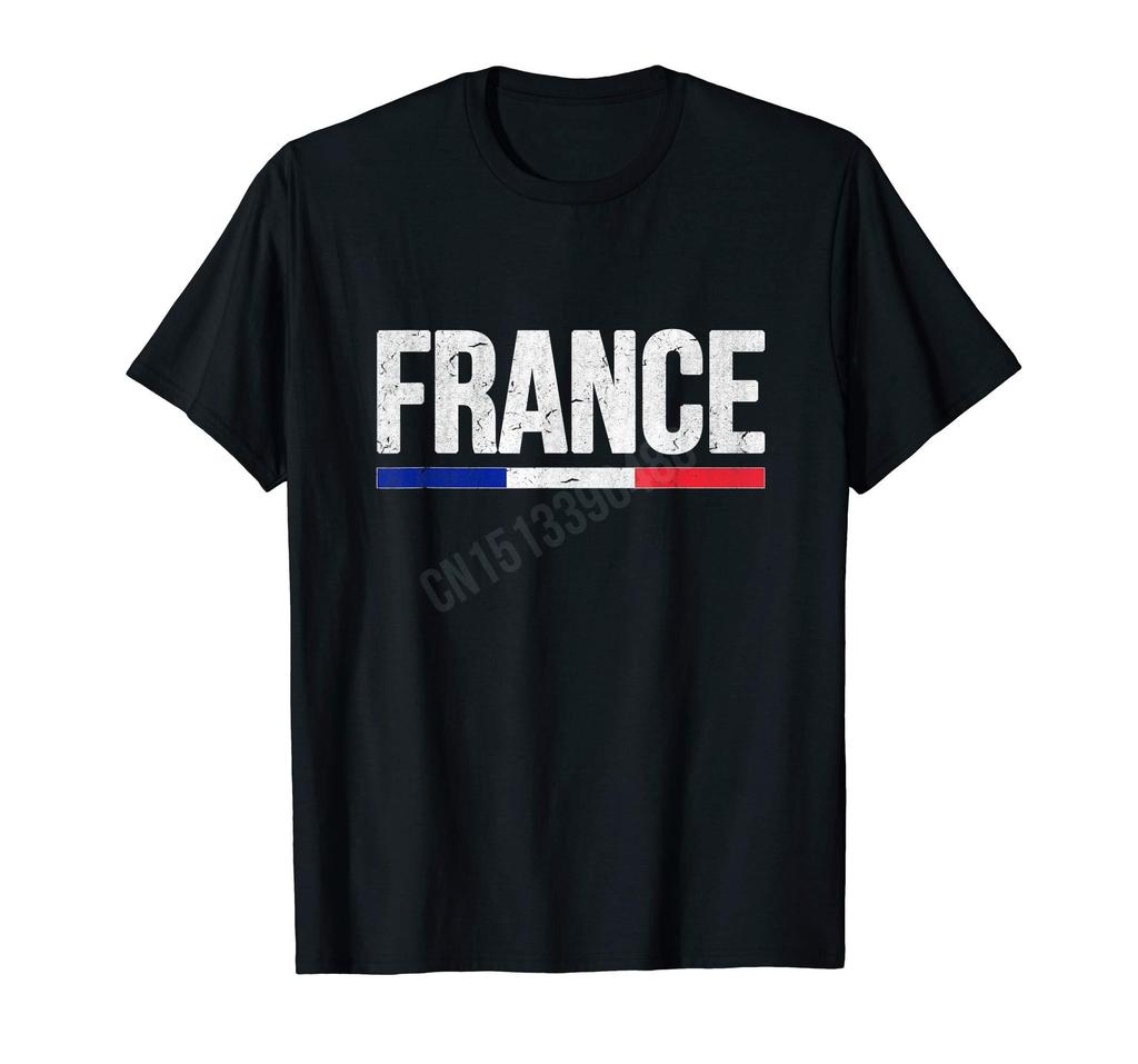 ZX More Design French Culture Bonjour YAll France Roots Flag Tshirts Hip Hop Tops Cotton Tees