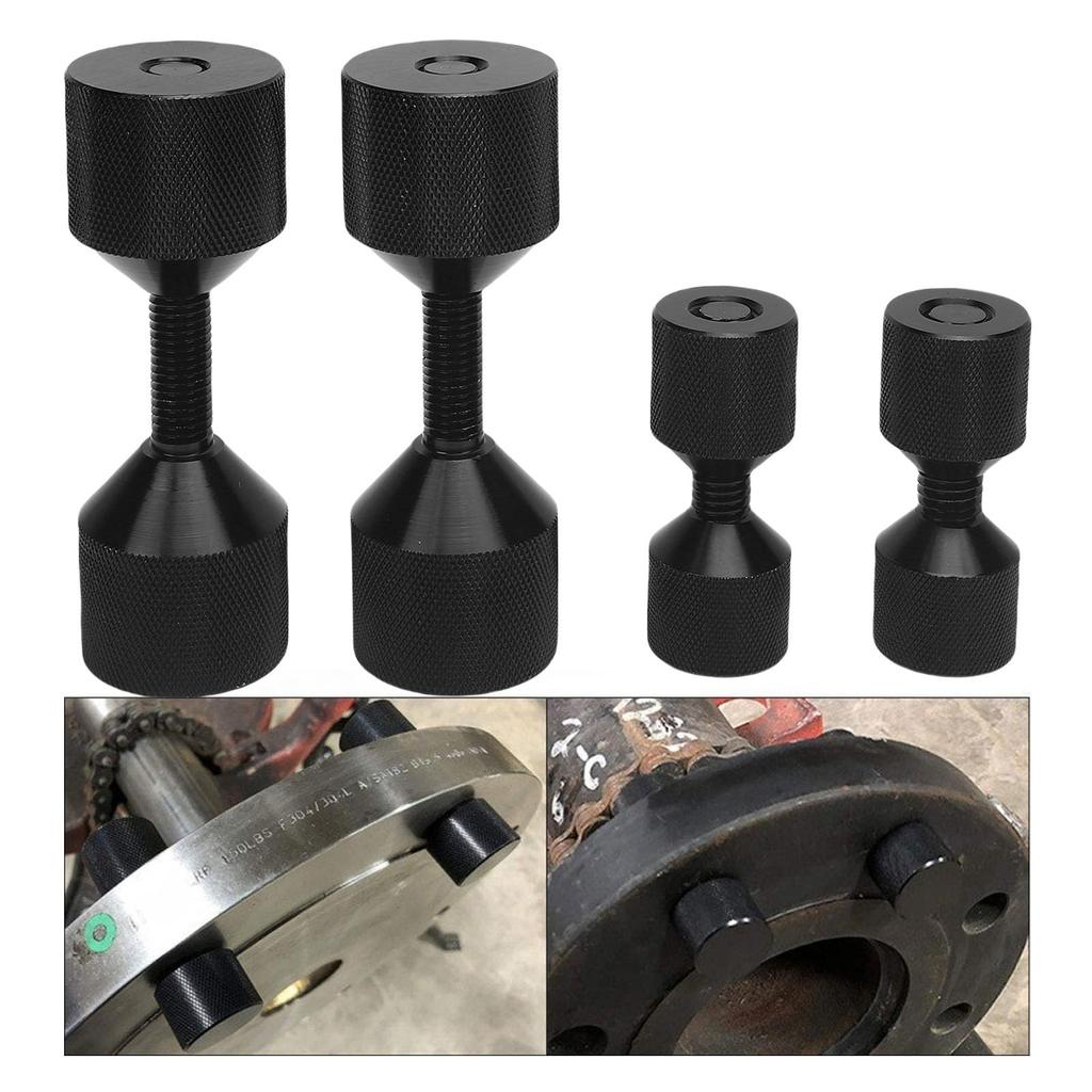 Aluminum Flange Alignment Pins 2 Hole Tweezers Anodized Aluminum Screws 0.5 to 14 Inch for 150LB Flanges Ergonomic Design