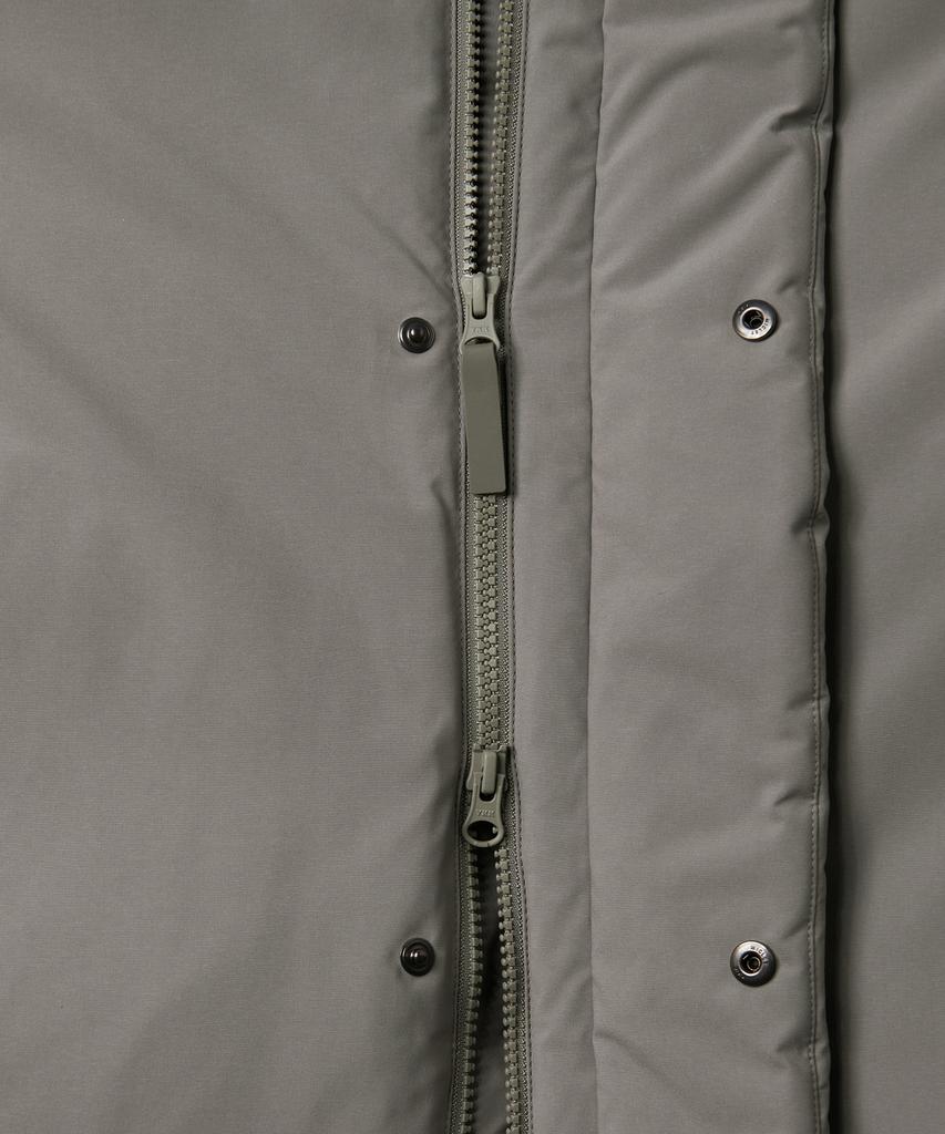 Musinsa Standard Minimal Hooded Down Short Padded Jacket [Grayish Beige]