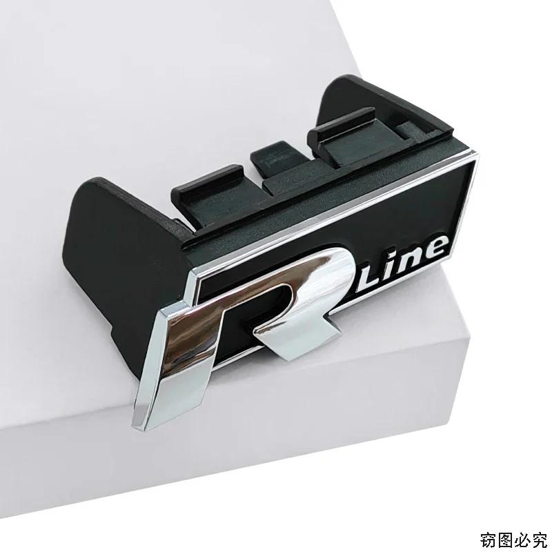 2026 Hot For VOLKSWAGEN VW ABS Car Emblem Front Grille Logo for R Rline Touareg Polo GTI Golf Tiguan CC Passat R36 Scirocco Auto