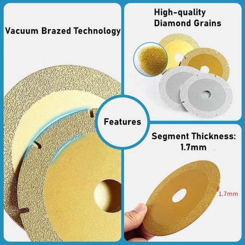 Diamond Sand Angle Grinder Saw Blade Silver/Gold Diamond Grinding Blade  Stone Processing