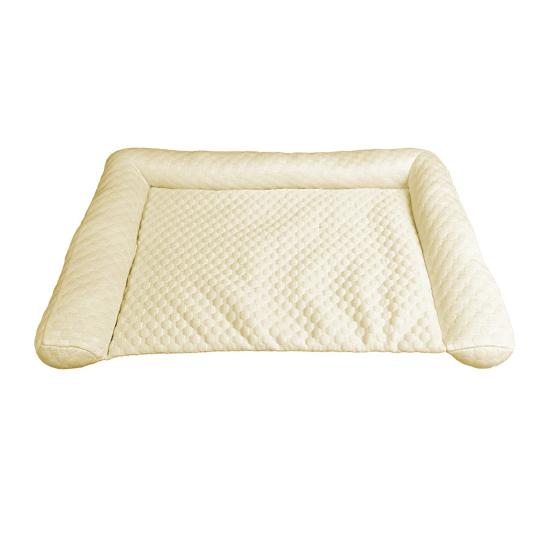 Pet Cooling Mat Dog Ice Silk Cooling Pad Washable Sleeping Mat Summer Dog Bed with Raised Edges for Cats Hot Days Use