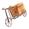 Portable Rusty Bicycles Planter Easy To Relocate for Seasonal Arrangements In Yard or On Balconies Convenient