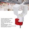 20Pcs Plastic Chicken Nipple Feeder Red & White Chicken Nipple Drinker  Poultry Rearing