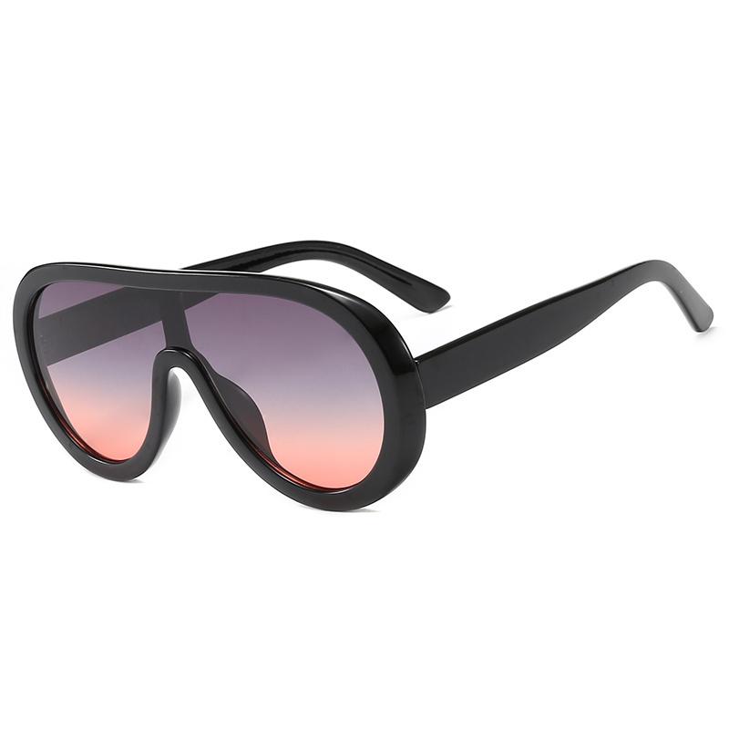 18932 Superhot Eyewear 2019 Oversized Shades Sun Glasses One Piece Lens Shield Sunglasses C4