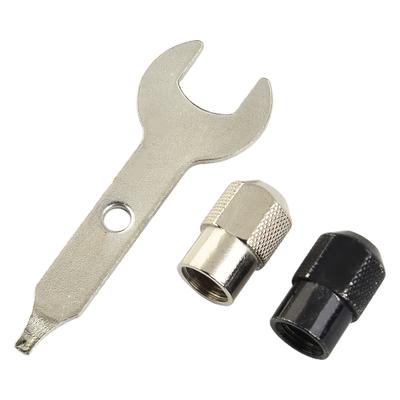3 Stück/Set M8x0,75mm Elektrischer Schleiffutter Zubehör für Rotationswerkzeuge Mit Schraubenschlüssel Schlüsselloser Schnellerer Bitwechsel Dremel Rotationswerkzeuge