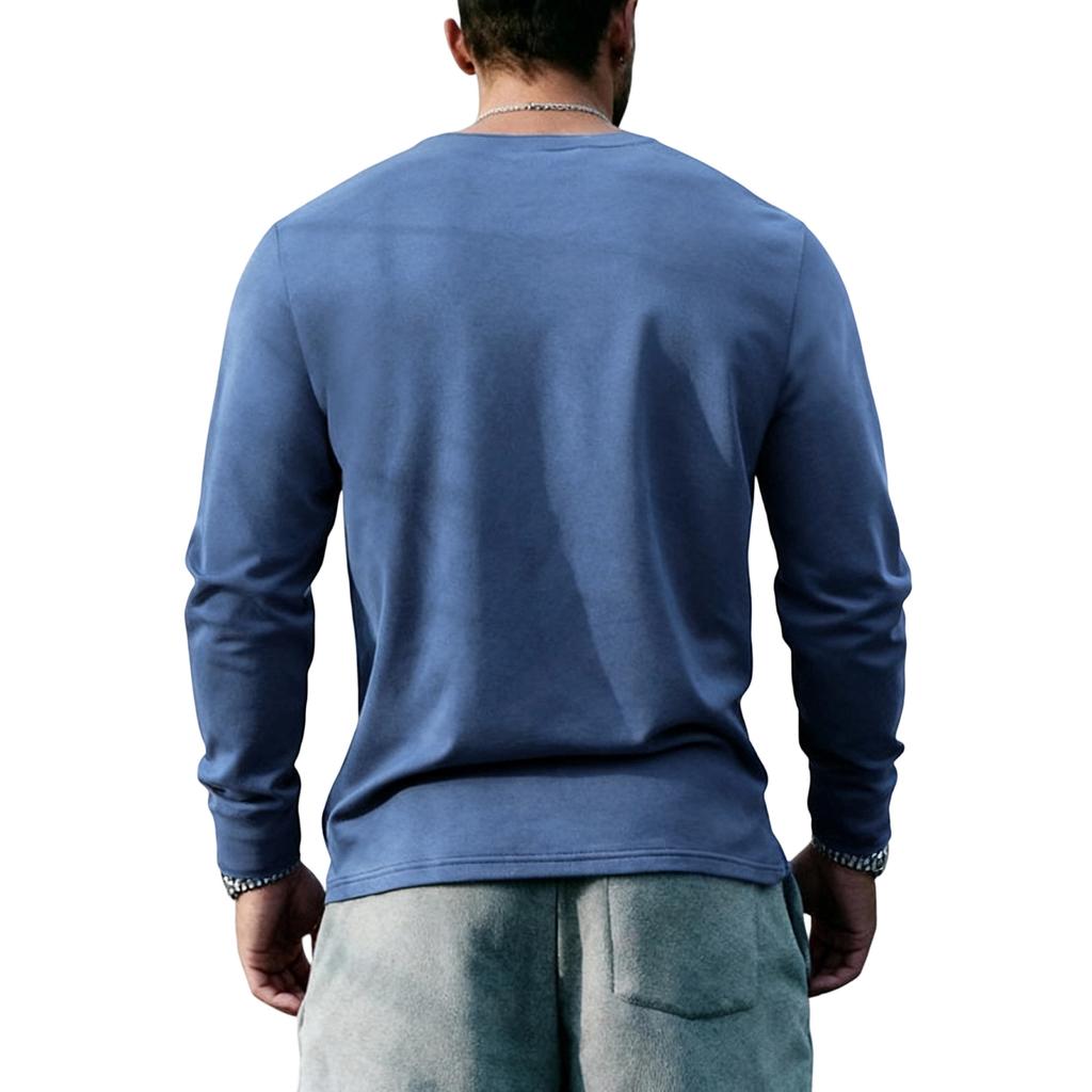 Men's Leisure Retro Waverg Long Sleeves Upper Garment