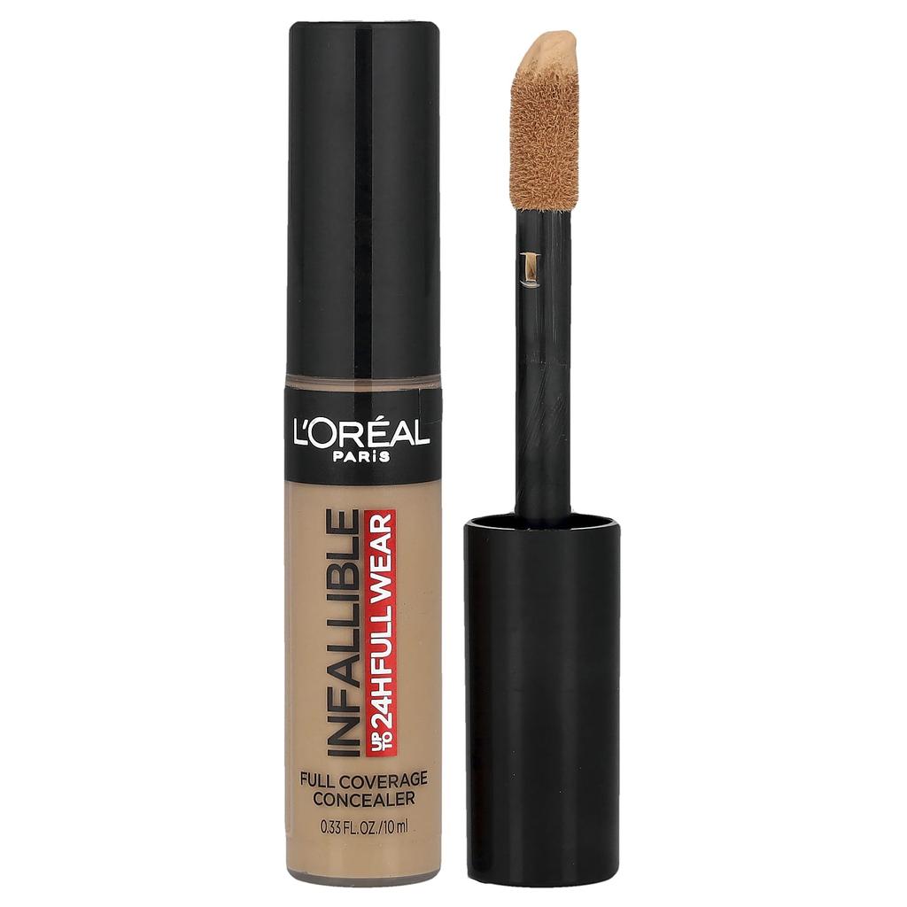 L'Oréal, Infallible, Full Coverage Concealer, 390 Cedar, 10Ml(0.33Fl Oz)