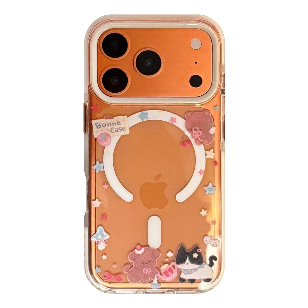 Cover colorate per telefono a tema cartoni animati per iPhone 16, iPhone 17 e iPhone 17 Pro Max