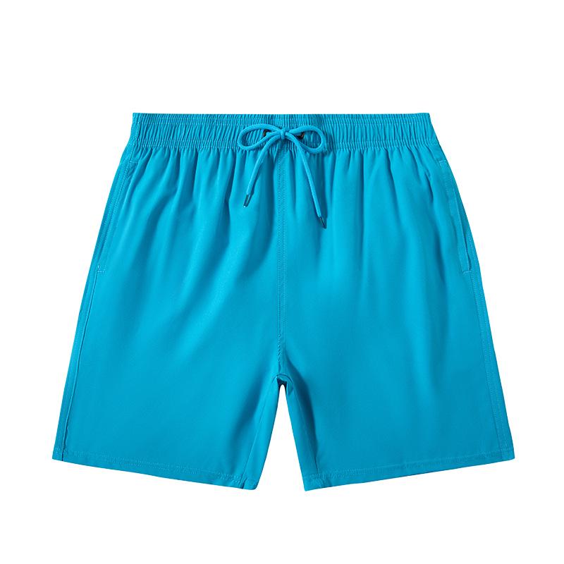 Herre ensfarget strand-surfeshorts - Casual sportsshorts i stor størrelse