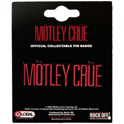 Motley Crue Logo Badge