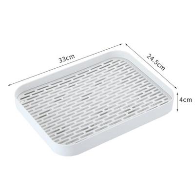 Zhishi Double-Layer Rectangular Draining Tray Set