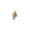 MamacitaSlay Cute Shiny Rhinestone Mini 26 Initial Letter DIY 316L Stainless Steel Charms Jewelry Accessories Round Chain Women