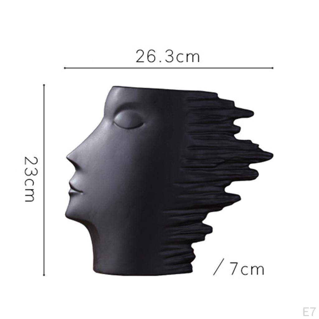 Ceramic Modern Arts Vases Minimalist Abstract Human Statue Flowers Vase Decoration Indoor Pot er for