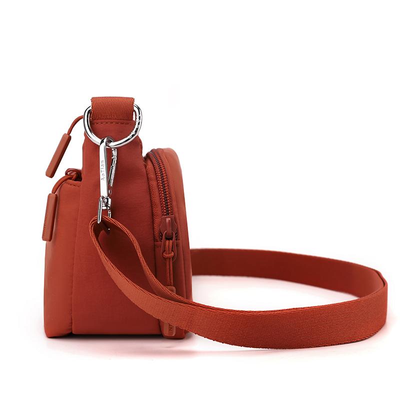 Women's Bag Solid Color Shoulder Bag Multi-Compartment Crossbody Bag