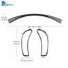 Real Soft Carbon Fiber Sticker for Chevrolet Corvette C6 2005 2006 2007 2008 2009 2010 2011 2012 2013 Car Dashboard Speedometer